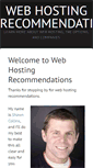 Mobile Screenshot of hostingrecs.com